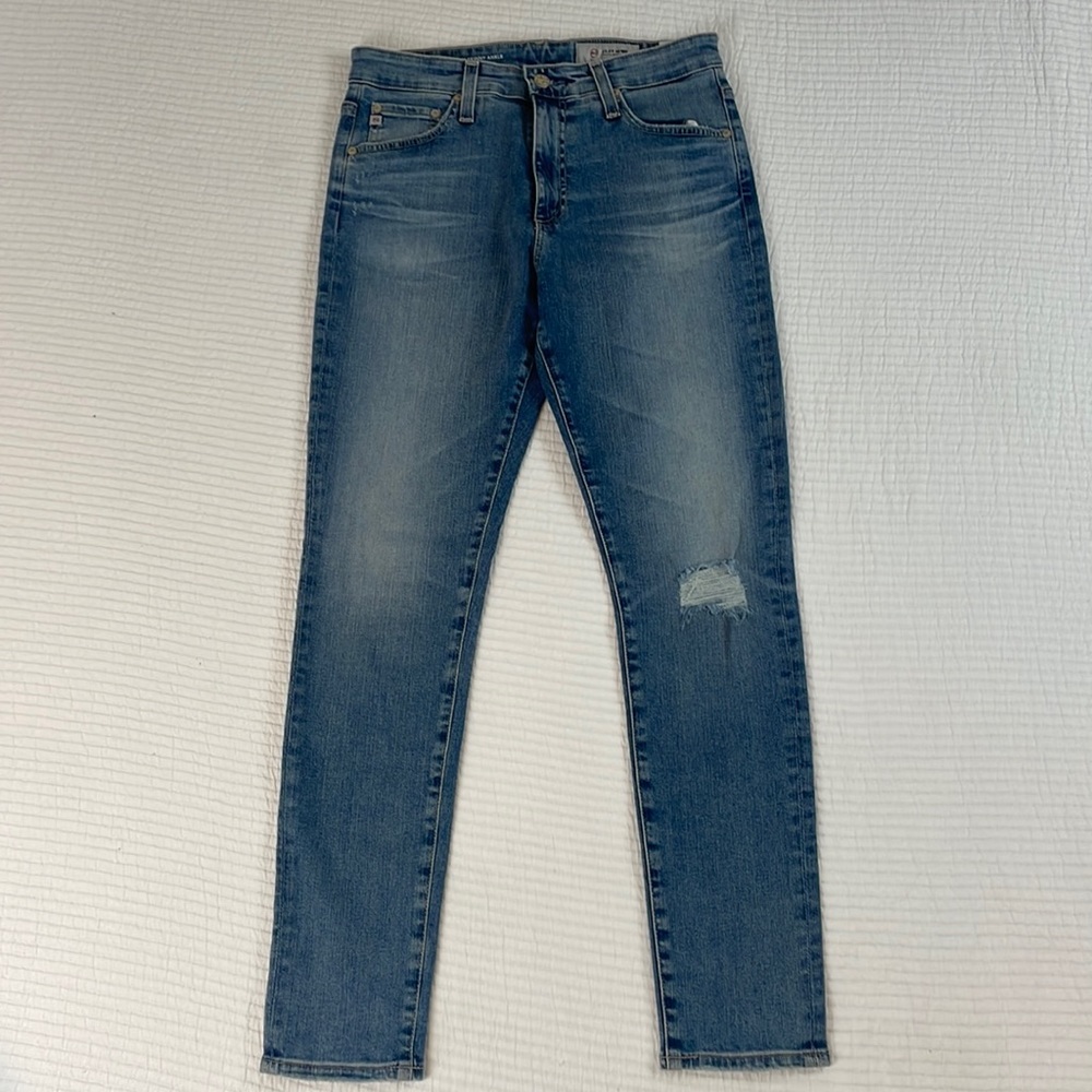 Women’s Ag Adriano Goldschmied Farrah high rise skinny ankle jean size 29
